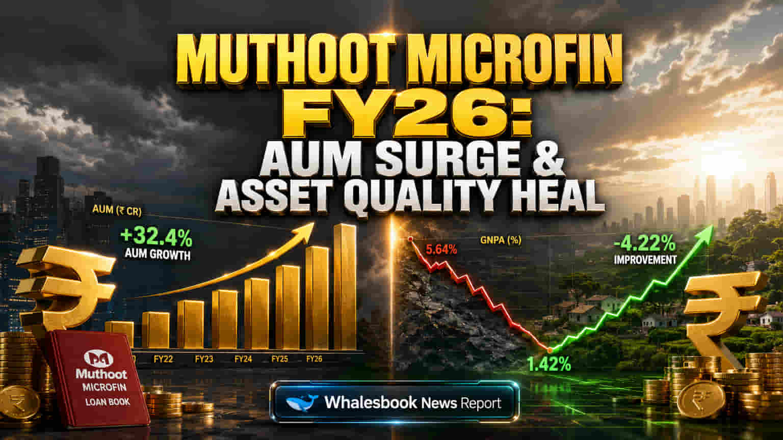 Muthoot Microfin Reports Strong Q4: AUM Up 13.3%, Profit Boosted by PPOP Growth