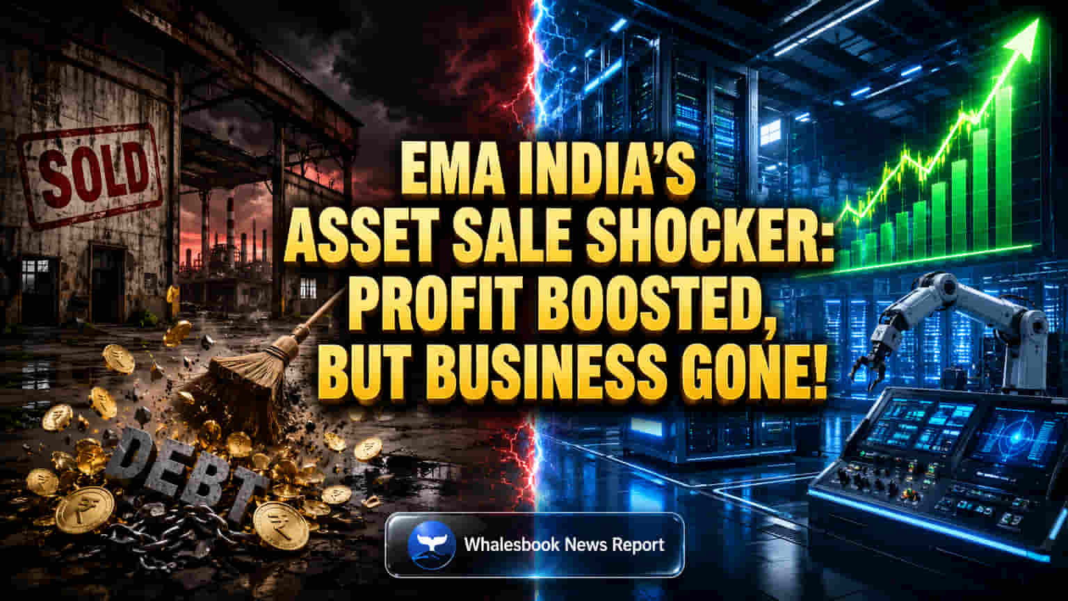 EMA India FY26 Profit ₹6.18 Cr From Land Sale, Halts Operations