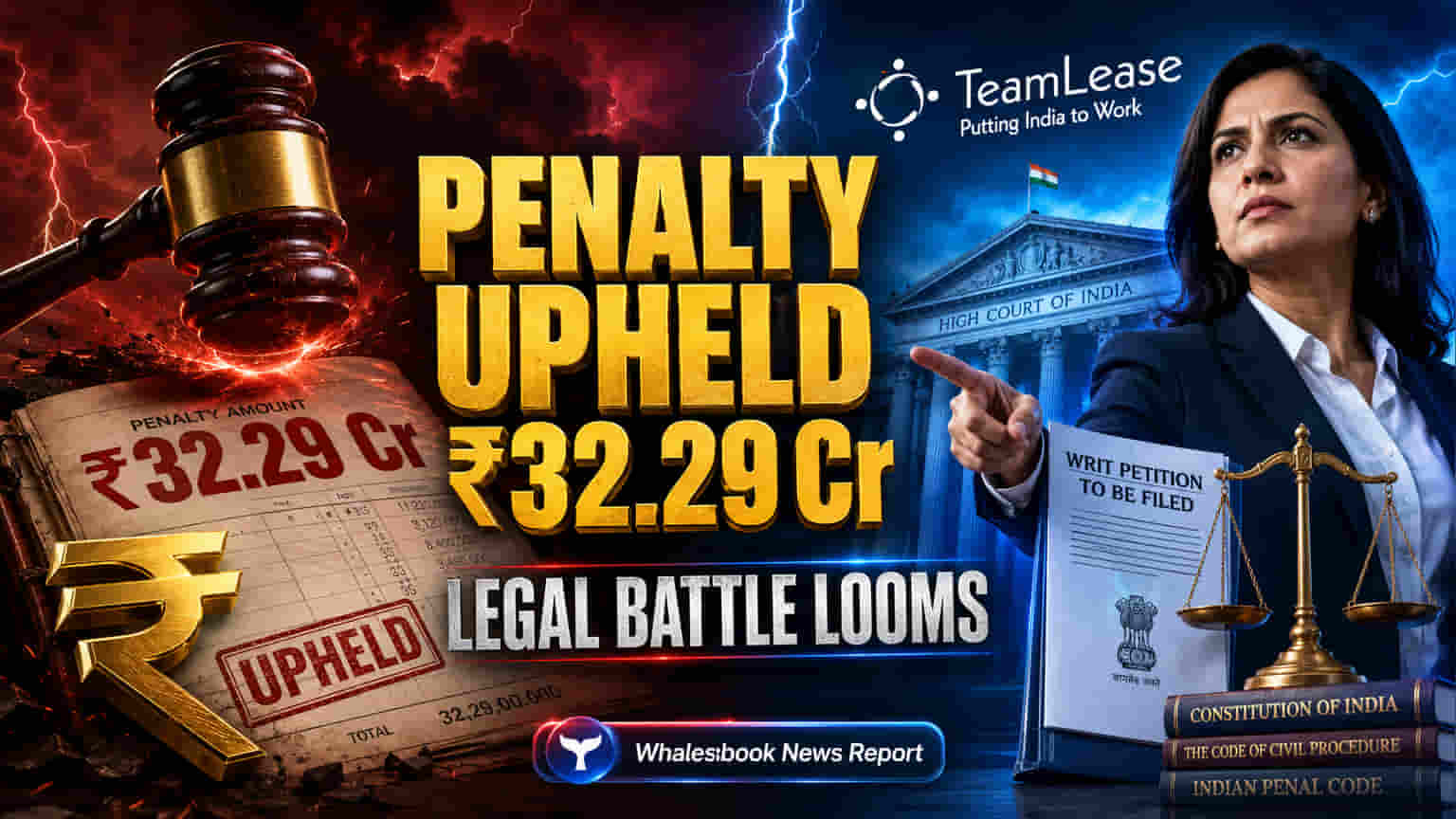 TeamLease Faces ₹32.29 Crore Penalty, Plans Court Challenge
