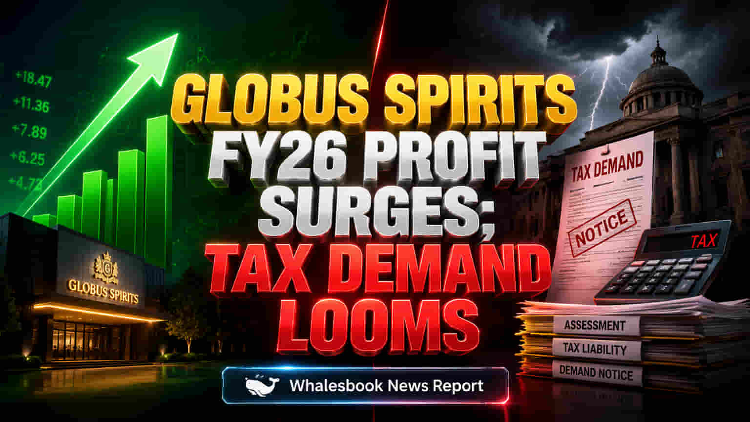 Globus Spirits FY26 Profit Surges to ₹91 Cr; Quarterly Revenue Drops; Tax Demand Looms
