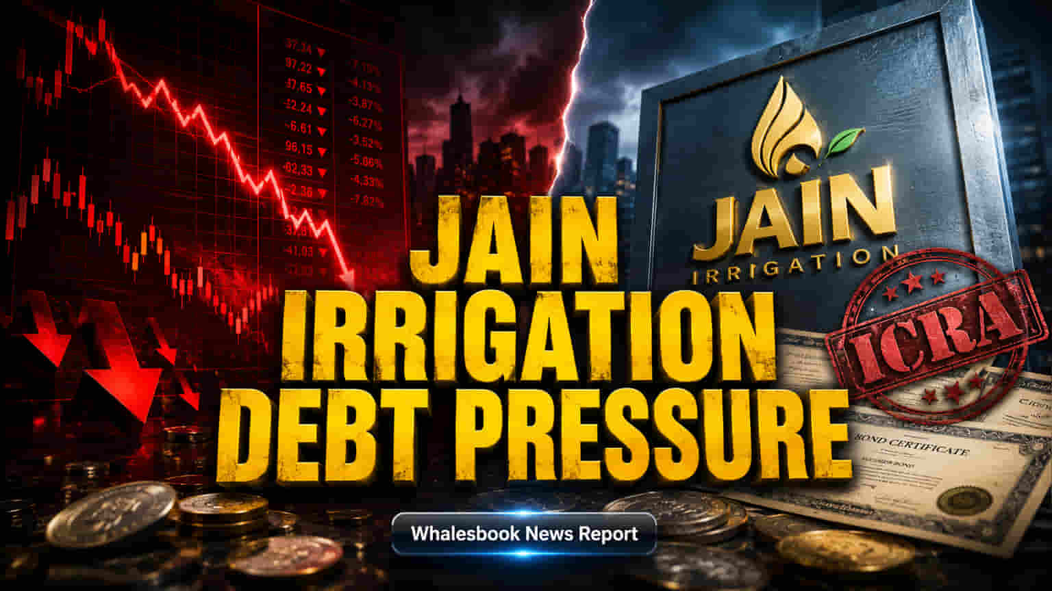 Jain Irrigation: ICRA Withdraws ₹787 Cr Debt Rating