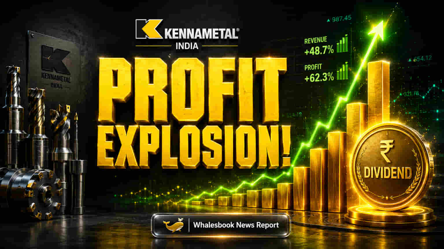 Kennametal India Share Price: లాభాల్లో భారీ జంప్! **111%** పెరిగిన ప్రాఫిట్.. ఇన్వెస్టర్లకు డివిడెండ్ పండగే!