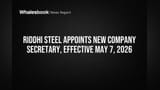 Riddhi Steel-ல் புதிய பொறுப்பு: மே 7, 2026 முதல் புதிய செக்ரட்டரி நியமனம்!
