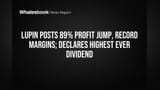 Lupin Pharma: Profit Blast! Q4 mein **89%** ka Jump, Dividend Bhi Sabse High