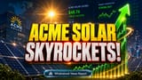ACME Solar Share Price: லாபத்தில் அதிரடி ஏற்றம்! வருவாய் **719%** உயர்வு!