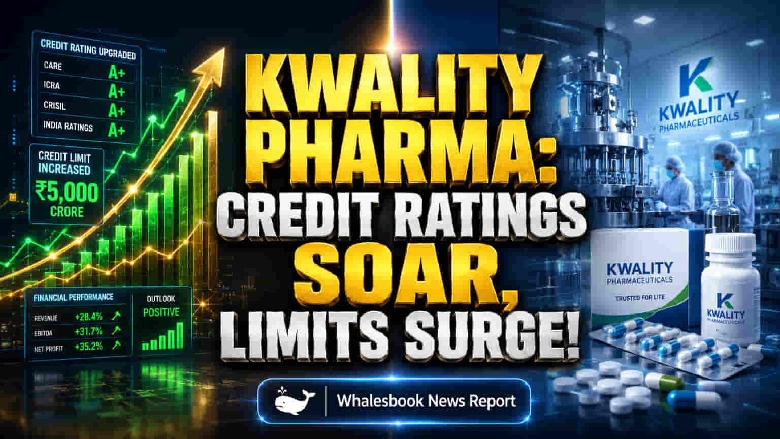 Kwality Pharma: ICRA upgrades ratings, hikes credit limit to ₹200 Cr