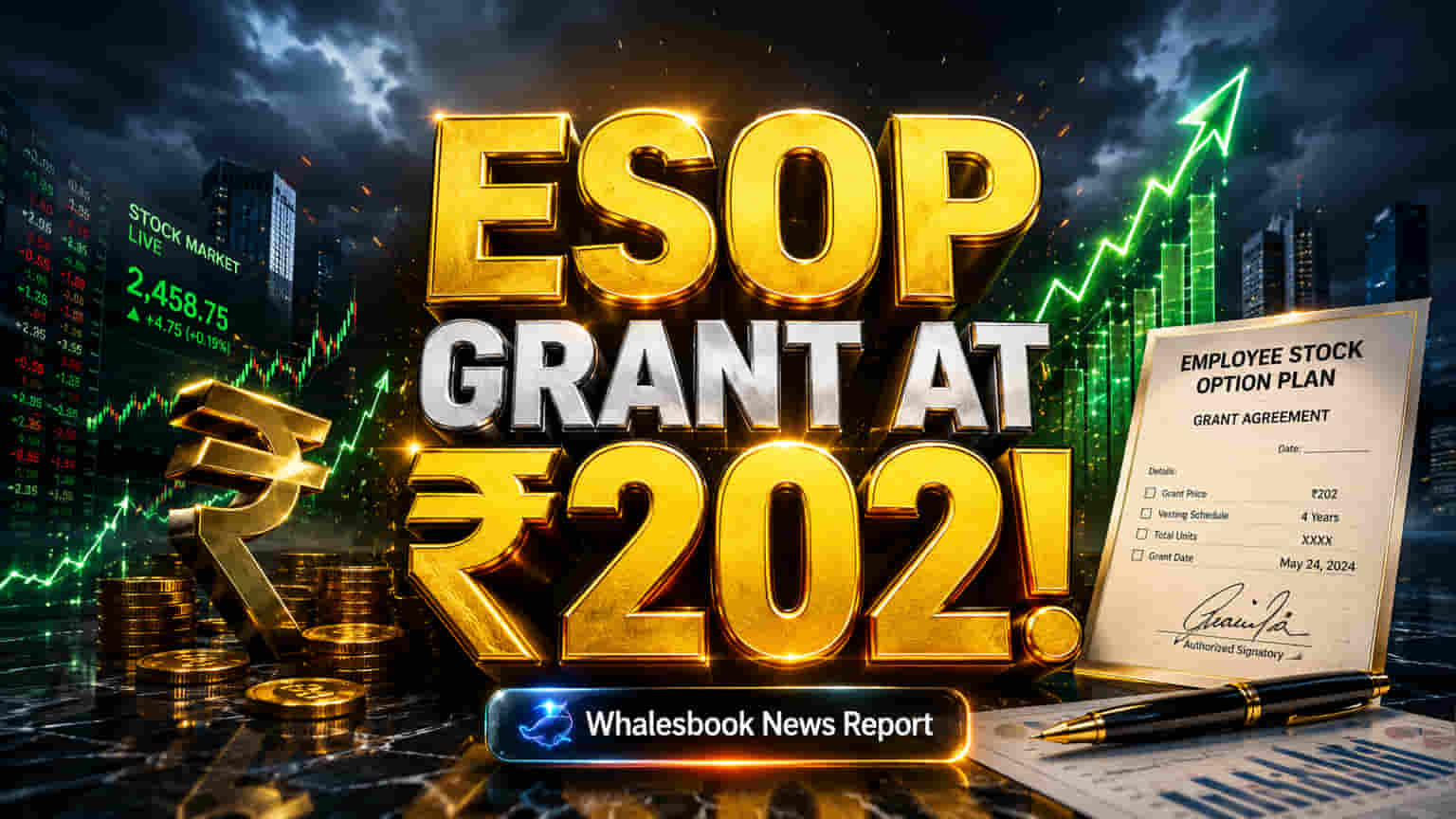 Kanpur Plastipack Grants 404,740 ESOPs at ₹202 Exercise Price