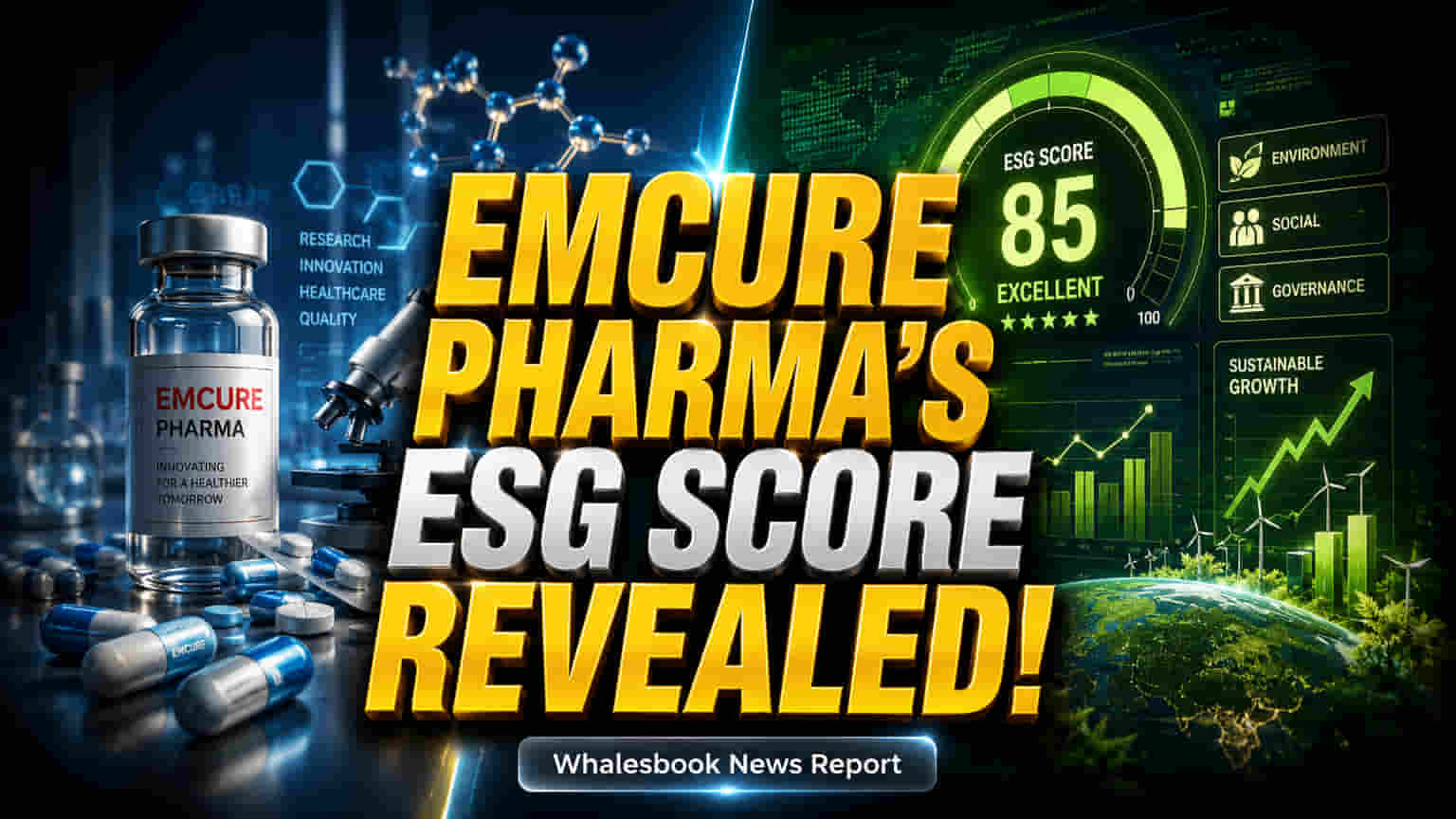 Emcure Pharma Receives Initial ESG Score of 21 From NSE Ratings