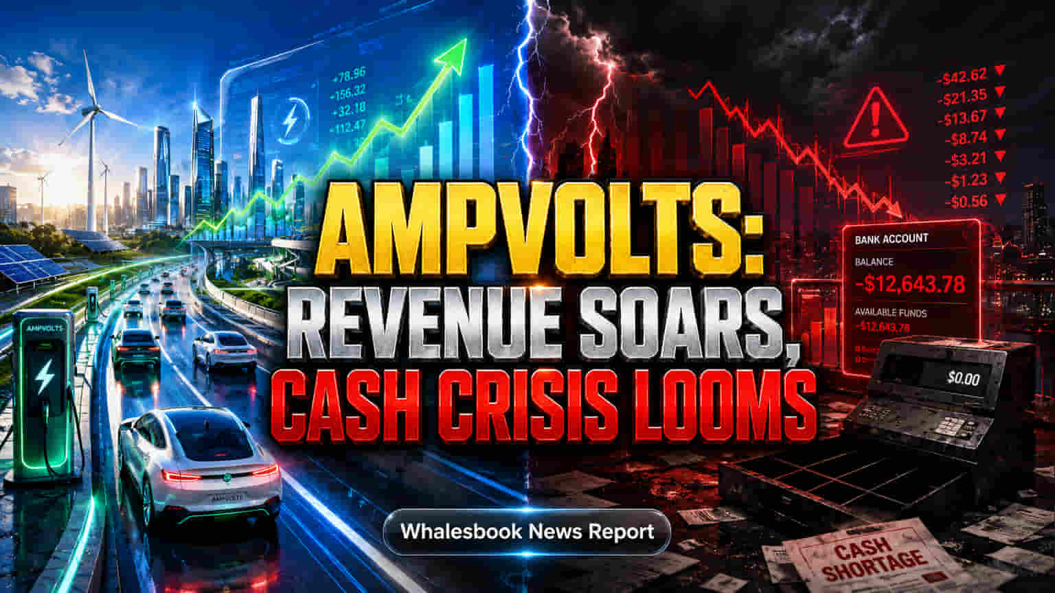 Ampvolts Ltd: EV ਬੂਮ ਨਾਲ Revenue 'ਚ **698%** ਦਾ ਛਾਲਾ, ਪਰ ਕਰਜ਼ਾ ਅਤੇ ਨਕਦੀ ਦੀ ਘਾਟ ਨੇ ਨਿਵੇਸ਼ਕਾਂ ਨੂੰ ਚਿੰਤਾ 'ਚ ਪਾਇਆ