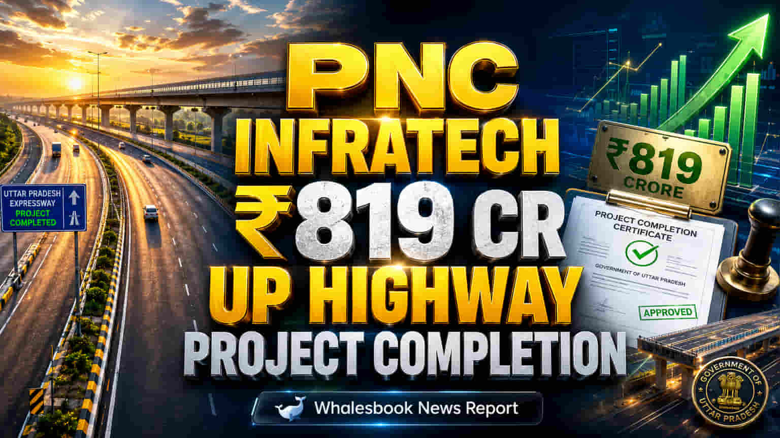 PNC Infratech subsidiary gets completion certificate for ₹819 Cr UP highway project