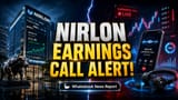 Nirlon Share: மே 26-ல் முக்கிய அறிவிப்பு! முதலீட்டாளர்கள் எதிர்பார்ப்பு!