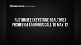 Rustomjee (Keystone Realtors) : Q4 முடிவுகள் தள்ளிவைப்பு! புதிய தேதி அறிவிப்பு!