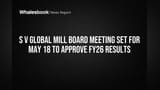 S V Global Mill Share: முக்கிய அறிவிப்பு! FY26 நிதி முடிவுகள் மே 18-ல் ஒப்புதல்