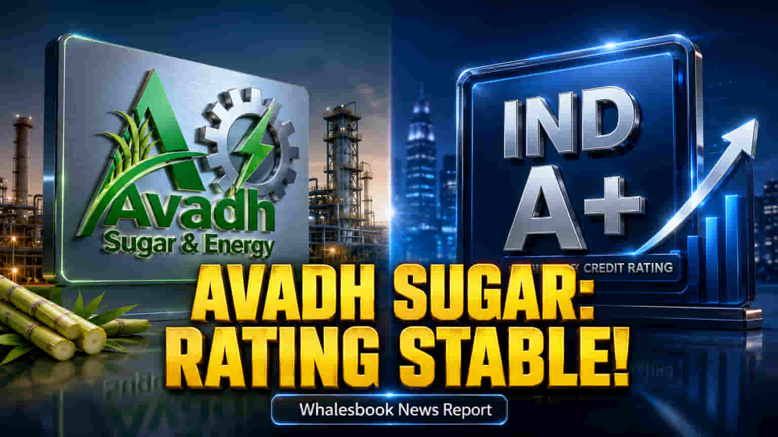 Avadh Sugar: India Ratings 'IND A+' ரேட்டிங்கை உறுதி செய்தது! முதலீட்டாளர்கள் கவனிக்க வேண்டியவை!