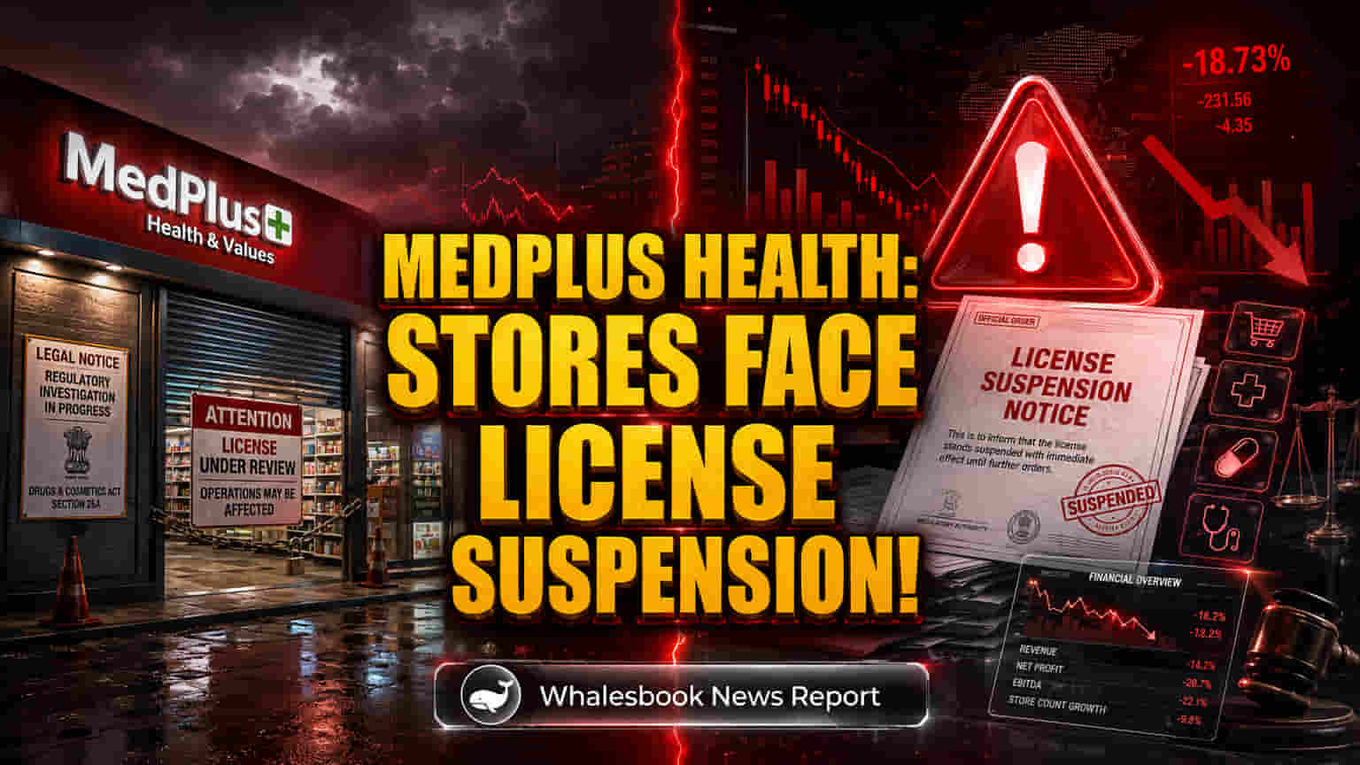 Medplus Health: லைசென்ஸ் அதிரடி சஸ்பெண்ட்! தெலங்கானா, கர்நாடகாவில் 2 கடைகளுக்கு தடை - காரணம் என்ன?