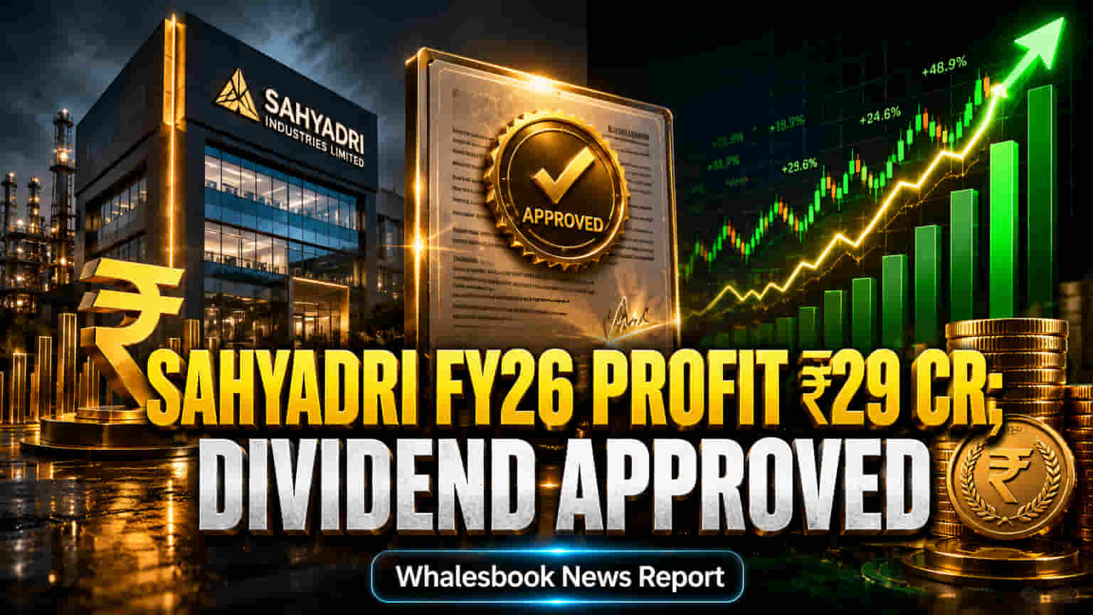 Sahyadri Industries Share Price: FY26-ல் ₹29 கோடி லாபம், முதலீட்டாளர்களுக்கு ₹1.5 டிவிடெண்ட் அறிவிப்பு!