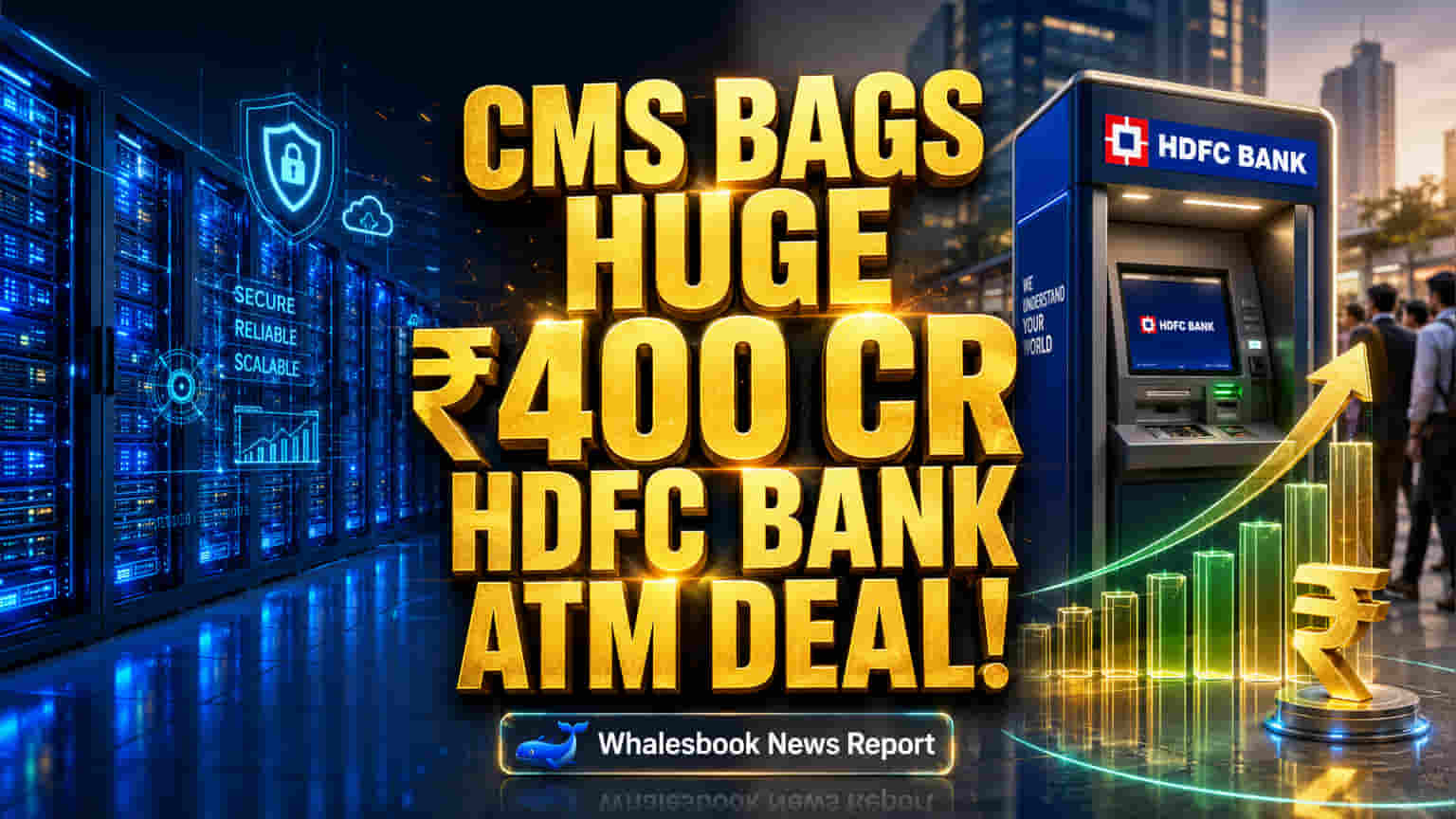 CMS Info Systems Deal: HDFC Bank నుంచి భారీ కాంట్రాక్ట్.. CMS షేర్ కి కొత్త ఊపు!