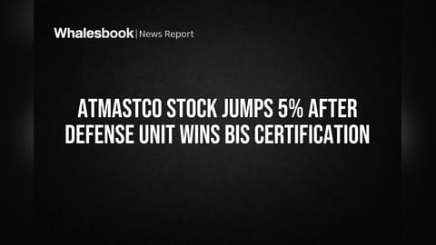 Atmastco Stock Jumps 5% After Defense Unit Wins BIS Certification