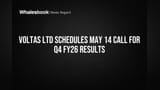 Voltas Ltd Schedules May 14 Call for Q4 FY26 Results