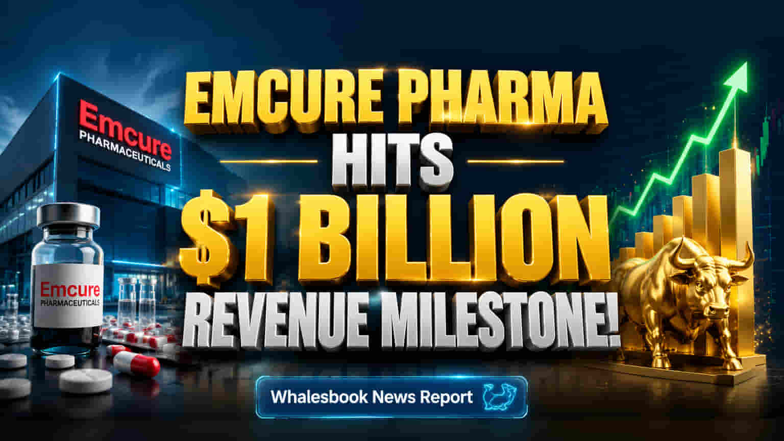 Emcure Pharma Hits $1 Billion Revenue in FY26, Boosts Margins