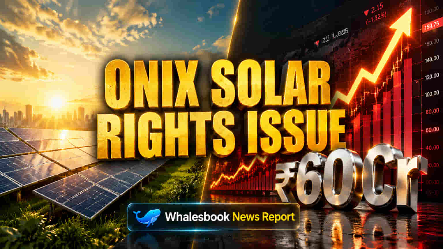Onix Solar Energy Plans ₹60 Cr Rights Issue Amid Share Dilution