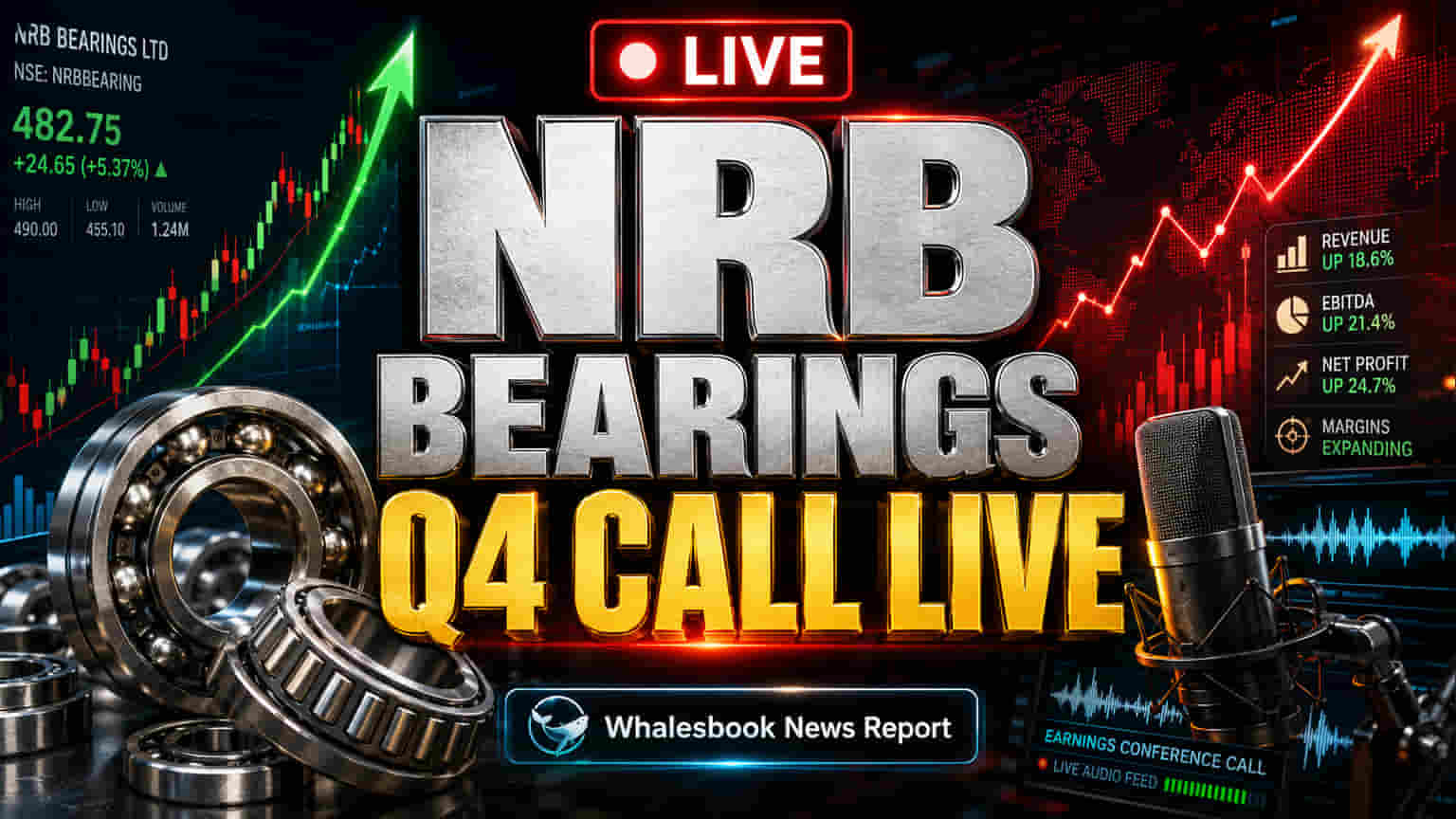 NRB Bearings Q4 FY26: Revenue Jumps 5% to ₹310.5 Cr, Profit Drops 10%