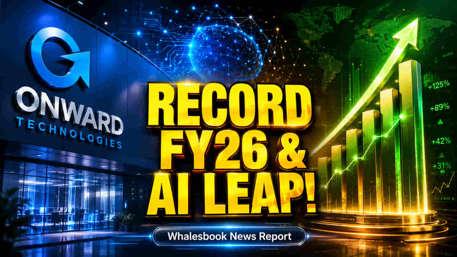 Onward Tech FY26: ₹550 Cr Revenue, 60.9% EBITDA Surge on AI Pivot