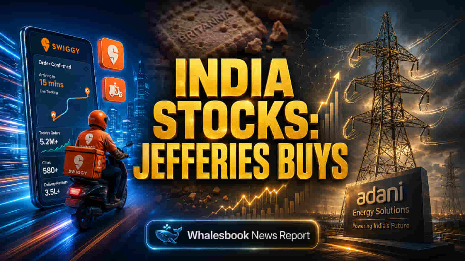 Jefferies चा 'Buy' कॉल Swiggy, Adani Energy, Britannia वर; मात्र कंपन्यांसमोर उभ्या असलेल्या या मोठ्या अडचणी!