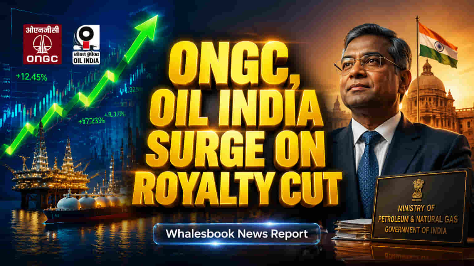 ONGC અને Oil India ના શેરમાં તોફાની તેજી: સરકારે રોયલ્ટી ઘટાડી, રોકાણકારો ખુશ!