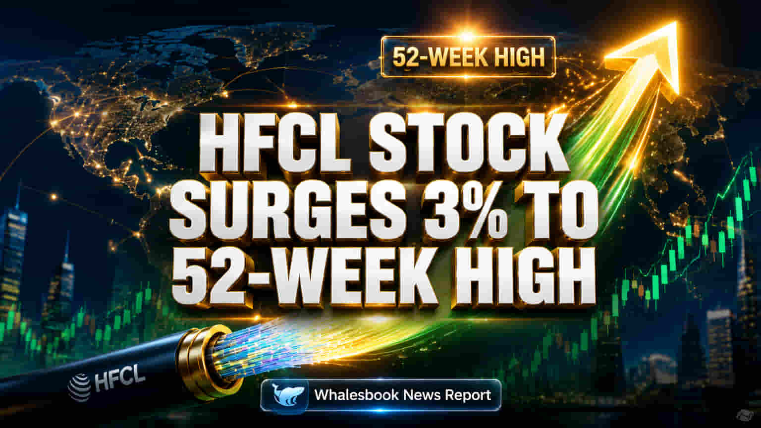 HFCL Share Price: 'HFCL' च्या शेअरने गाठला ५२ आठवड्यांचा उच्चांक! विक्रमी नफा आणि नवीन ऑर्डर्समुळे गुंतवणूकदारांची धांदल!