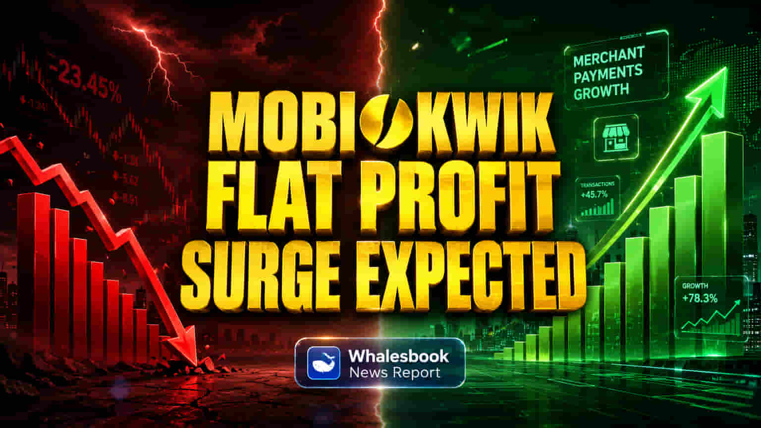 MobiKwik Shares Fall Despite Yearly Profit Gain as Growth Stalls