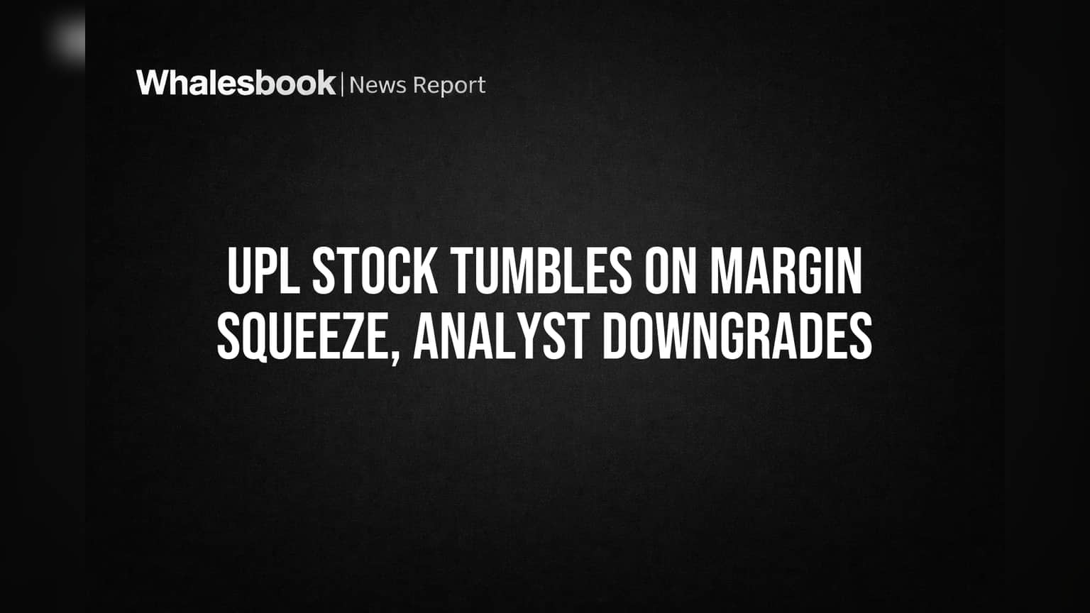 UPL Share Price: ਮੁਨਾਫਾ ਹੋਣ ਦੇ ਬਾਵਜੂਦ ਸ਼ੇਅਰਾਂ 'ਚ ਵੱਡੀ ਗਿਰਾਵਟ! ਜਾਣੋ ਕਿਉਂ?