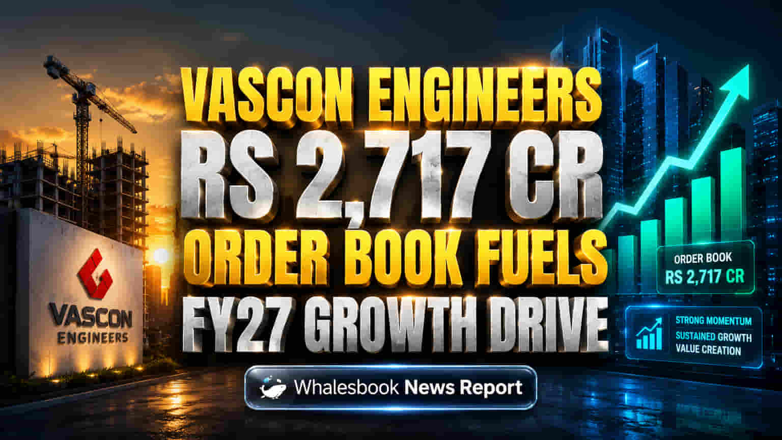 Vascon Engineers: ₹2,717 కోట్ల భారీ ఆర్డర్ బుక్ తో దూసుకెళ్లేందుకు రెడీ!