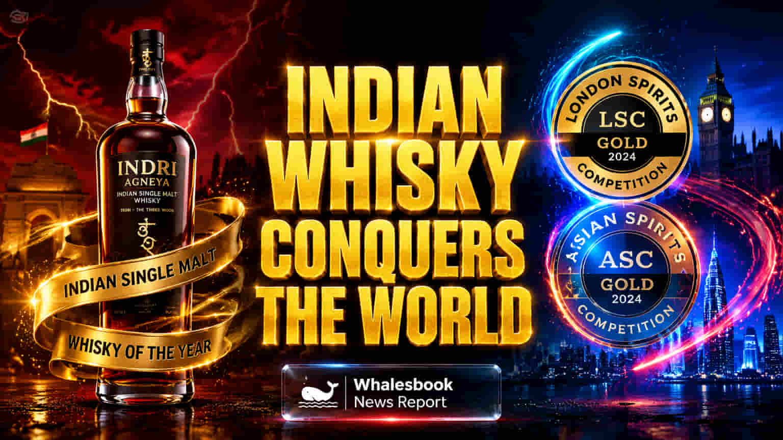 Piccadily Agro's Indri Whisky, Cashmir Vodka Win Top Global Spirits Awards