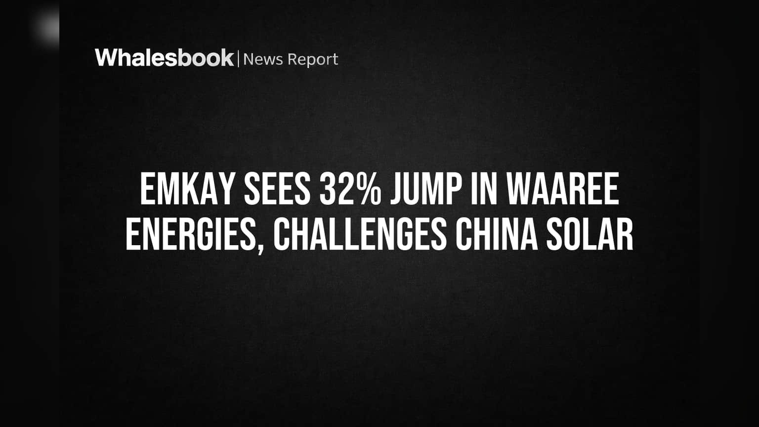 Waaree Energies: Integration Drives Scale Amidst Market Volatility