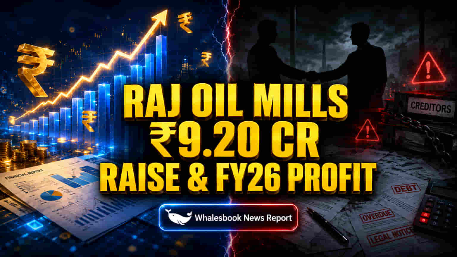 Raj Oil Mills Plans ₹9.20 Cr Preferential Issue, Posts FY26 Profit