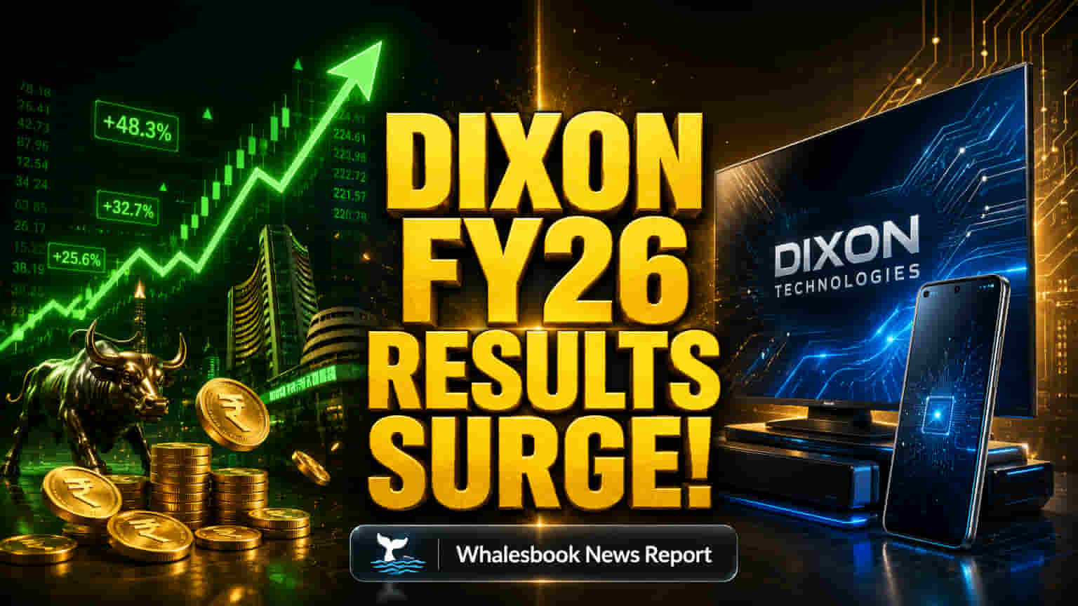 Dixon Technologies FY26 Revenue Soars 28% to ₹49,586 Cr; PAT Up 33%