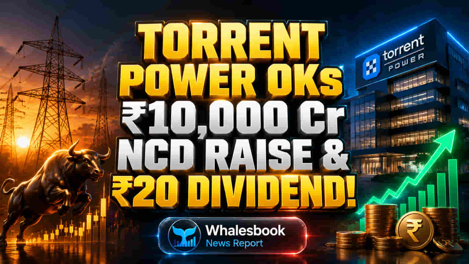 Torrent Power के निवेशकों को तोहफा! FY26 में ₹2,469 Cr मुनाफा, ₹20 डिविडेंड और ₹10,000 Cr जुटाने की मंज़ूरी
