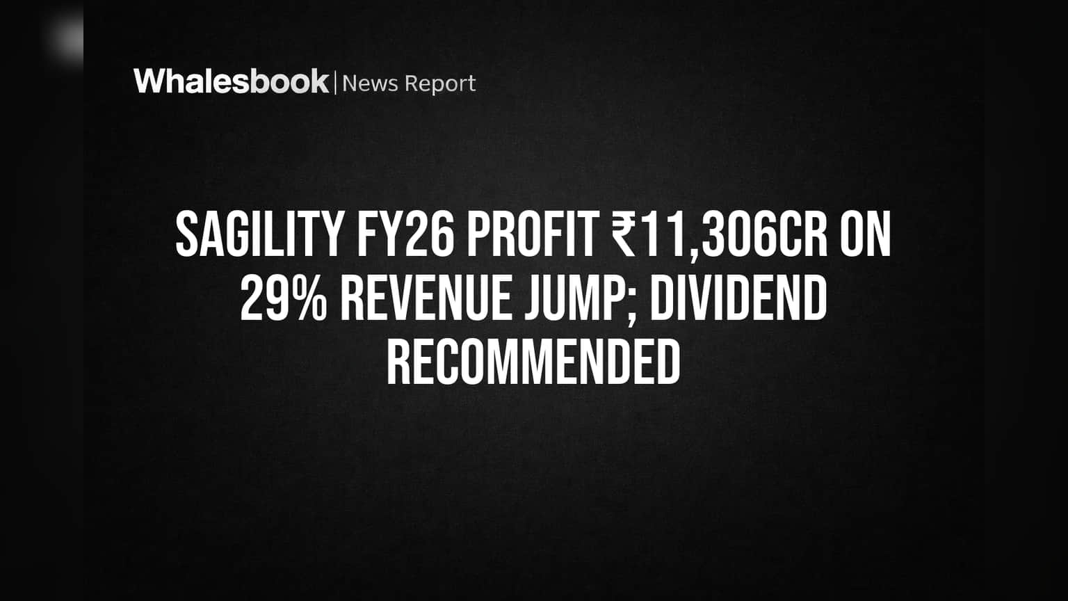 Sagility Share Price: FY26-ல் லாபம் ₹11,306 கோடி! 29% வருவாய் உயர்வுடன் முதலீட்டாளர்களுக்கு டிவிடெண்ட் அறிவிப்பு!