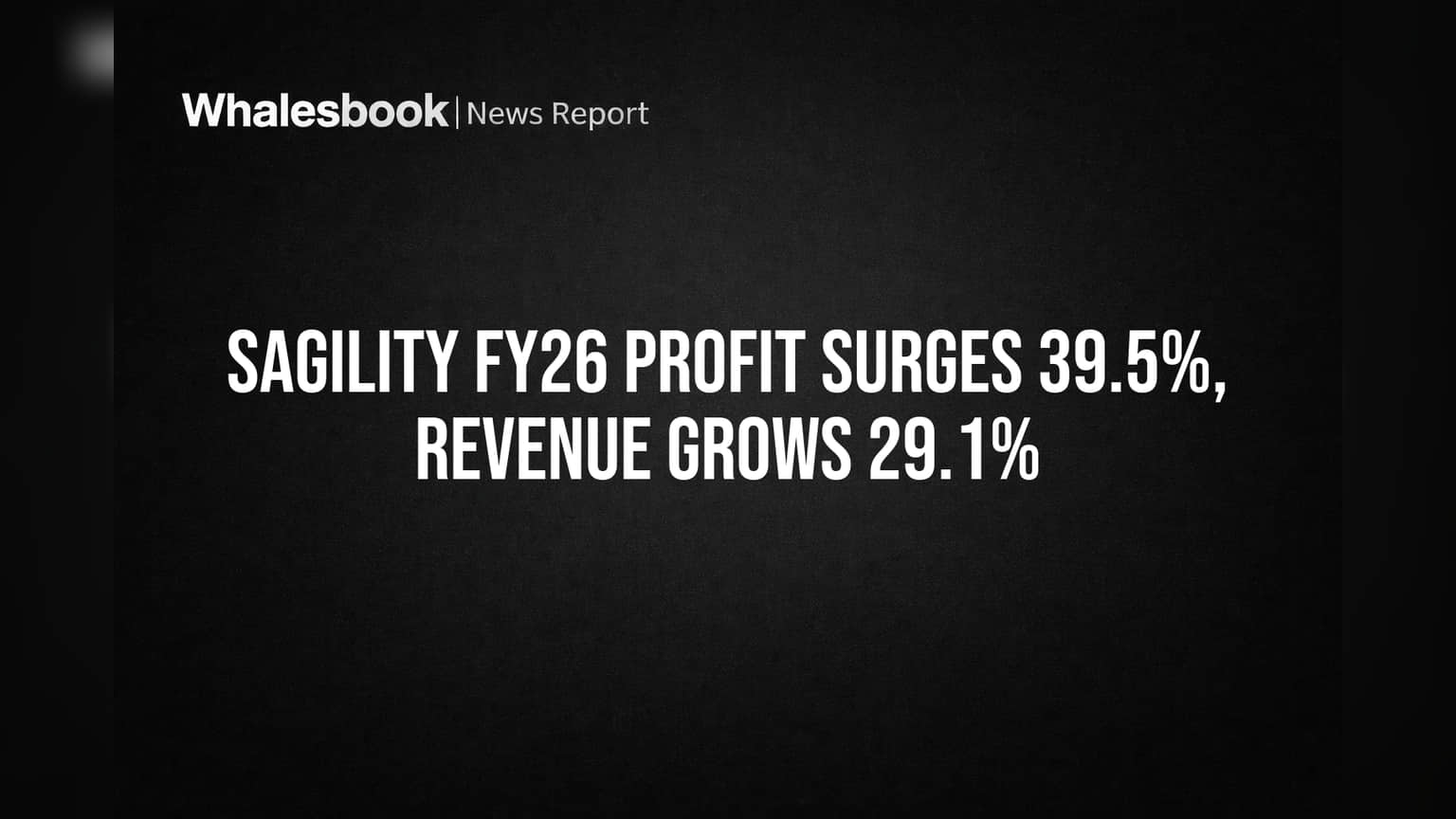 Sagility FY26 Profit Soars 39.5% as Revenue Jumps 29.1% on AI, New Business