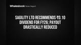Sagility Ltd Proposes ₹0.10 Dividend for FY26, Slashes Payout Dramatically