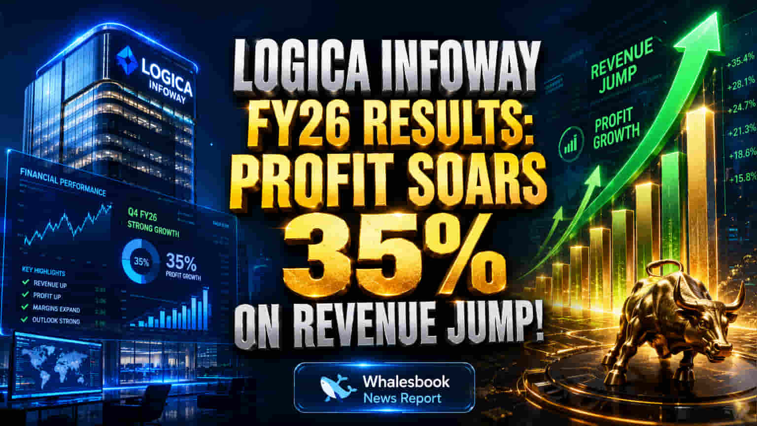 Logica Infoway FY26 निकाल: नफ्यात **35%** ची मोठी वाढ, पण वाढत्या कर्जावर लक्ष ठेवण्याची गरज!