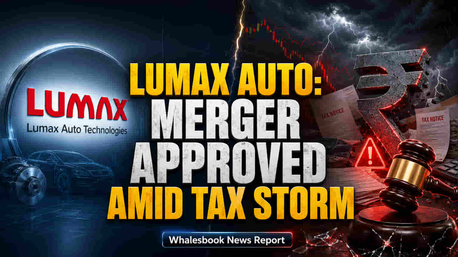 Lumax Auto Technologies: NCLT அனுமதி! IAC இணைப்பு, **₹35.93 கோடி** வரிப் பிரச்சனையுடன் வருகிறது!