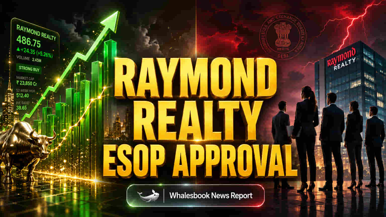 Raymond Realty Gets Exchange Nod for 13.8 Lakh Employee Shares