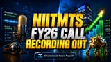 NIIT Learning Systems Shares FY26 Earnings Call Recording