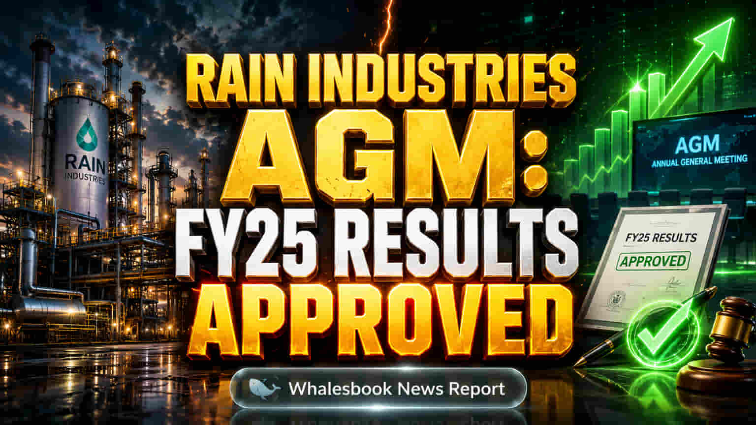 Rain Industries FY25 Results Approved; ₹1 Dividend Ratified