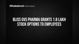 Bliss GVS Pharma Grants 1.8 Lakh Stock Options at 84% Discount