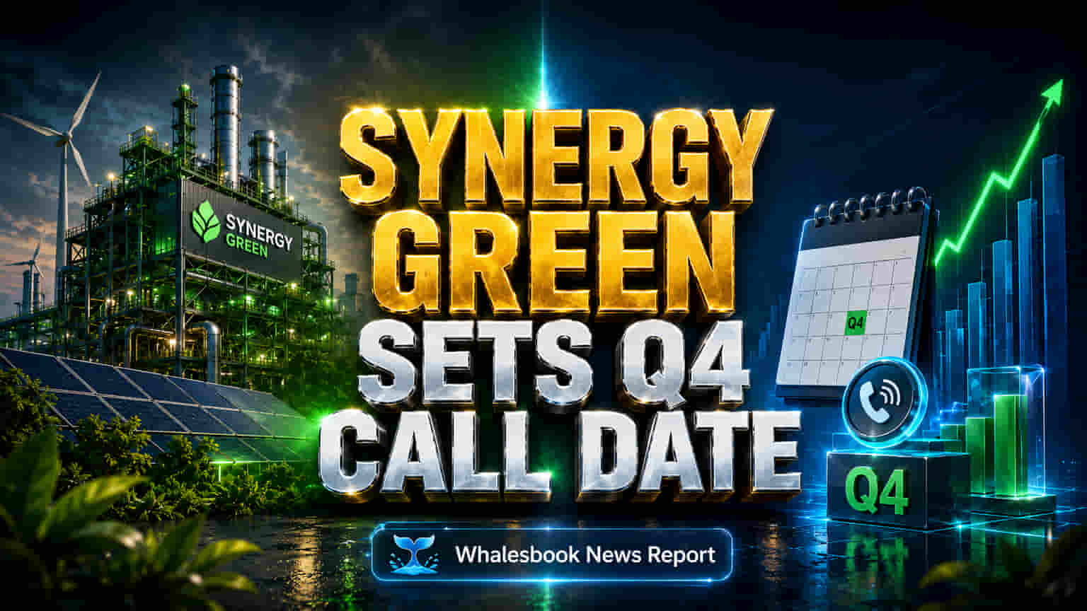 Synergy Green Announces Q4 Earnings Call May 19