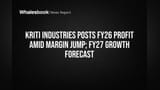 Kriti Industries Posts FY26 Profit Amid Margin Jump; FY27 Growth Forecast