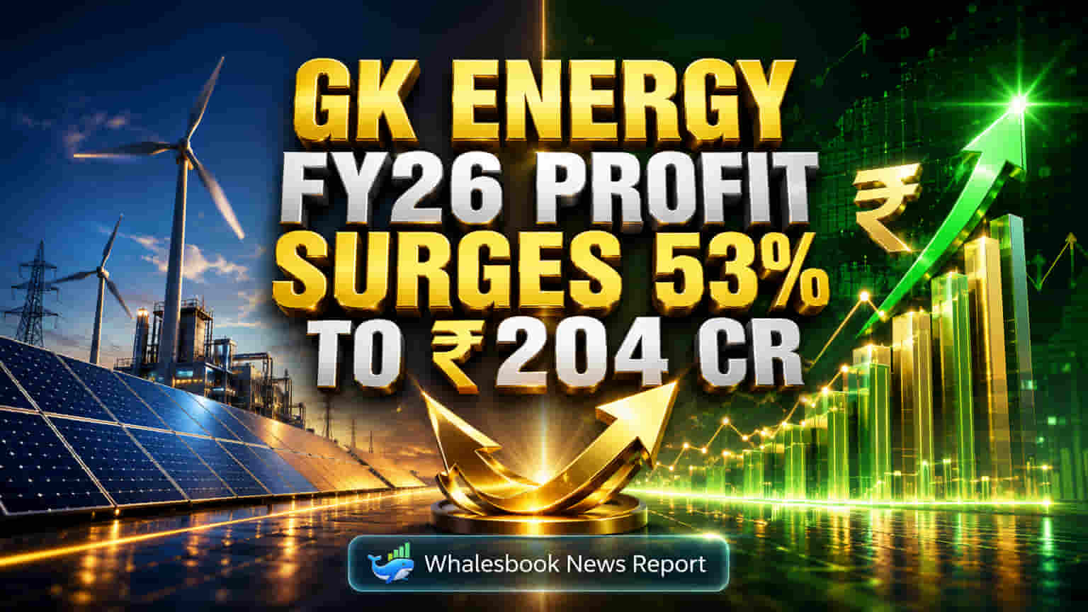 GK Energy FY26 Profit Surges 53% to ₹204 Cr; Revenue Jumps 56%